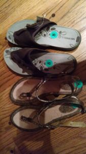 2 pair sandles